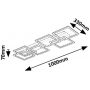 Rabalux Fatma 71390 lampa podsufitowa 6x40 W biała-czarna zdj.2