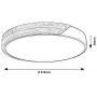 Rabalux Maple2 71418 lampa podsufitowa x42 W czarna-drewno zdj.2