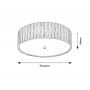 Rabalux Noxelle 71420 lampa podsufitowa 3x25 W czarna-drewno zdj.2