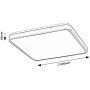 Rabalux Alenzo 71424 plafon 1x36 W biały zdj.2
