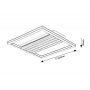 Rabalux Noxelle 71457 lampa podsufitowa x26 W czarna zdj.2