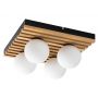 Rabalux Noxelle 71462 lampa podsufitowa 4x5 W czarna-drewno zdj.3