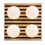 Rabalux Noxelle 71462 lampa podsufitowa 4x5 W czarna-drewno zdj.5