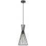 Rabalux Leandros 72005 lampa wisząca 1x60 W czarna zdj.1