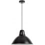 Rabalux Wilbour 72013 lampa wisząca 1x60 W czarna zdj.1