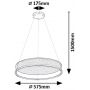 Rabalux Farenzo 72032 lampa wisząca 1x40 W czarna-szary/popielaty zdj.2