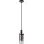 Rabalux Fumea 72037 lampa wisząca 1x60 W czarna-przydymiona zdj.1