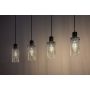 Rabalux Fumea 72039 lampa wisząca 4x60 W czarna-przydymiona zdj.4
