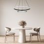 Rabalux Jasero 72040 inteligentna lampa wisząca 2x42 W biała-czarna zdj.7