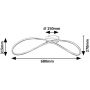 Rabalux Castiel 72116 lampa podsufitowa 1x30 W biała-złota zdj.2