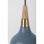 Rabalux Drusilla 72135 lampa wisząca 1x40 W czarna-złota-szary/popielaty-drewno zdj.4