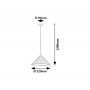 Rabalux Linavo 72164 lampa wisząca 1x40 W czarna zdj.2