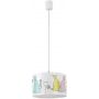 Rabalux Flappy 72166 lampa wisząca 1x40 W biała-multikolor zdj.1