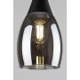 Rabalux Ilmari 72184 lampa wisząca 4x15 W czarna zdj.5