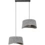 Rabalux Farelia 72190 lampa wisząca 2x10 W czarna-szary/popielaty zdj.1