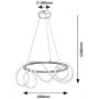 Rabalux Montema 72191 lampa wisząca 1x54 W czarna zdj.2