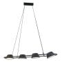 Rabalux Odiss 72218 lampa wisząca 4x36 W czarna zdj.1