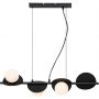 Rabalux Jules 72225 lampa wisząca 4x5 W biała-czarna zdj.3