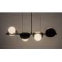 Rabalux Jules 72225 lampa wisząca 4x5 W biała-czarna zdj.5