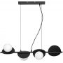 Rabalux Jules 72225 lampa wisząca 4x5 W biała-czarna zdj.1