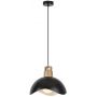Rabalux Filina 72228 lampa wisząca 1x40 W biała-czarna-drewno zdj.3