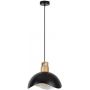 Rabalux Filina 72228 lampa wisząca 1x40 W biała-czarna-drewno zdj.1