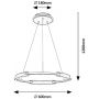 Rabalux Sindri 72229 lampa wisząca 1x45 W czarna zdj.2