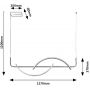 Rabalux Jarnelle 72233 lampa wisząca 1x35 W czarna zdj.2