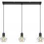 Rabalux Fran 72242 lampa wisząca 3x40 W czarna zdj.1
