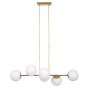 Rabalux Kiara 72249 lampa wisząca 6x35 W złota zdj.3