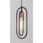 Rabalux Rovier 72263 lampa wisząca 1x40 W czarna-miedź zdj.5