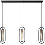 Rabalux Rovier 72264 lampa wisząca 3x40 W czarna-miedź zdj.1