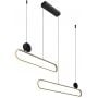 Rabalux Circado 72268 lampa wisząca x48 W biała-czarna-złota zdj.3