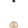 Rabalux Elowen 72273 lampa wisząca 1x5 W biała-czarna-bursztynowa zdj.1