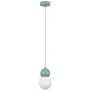 Rabalux Gellia 72279 lampa wisząca 1x38 W biała-niebieska zdj.1