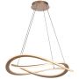Rabalux Kallira 72282 lampa wisząca 1x72 W złota zdj.1
