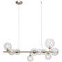 Rabalux Aslov 72298 lampa wisząca x28 W przezroczysta-złota zdj.1