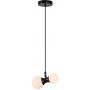 Rabalux Lition 72299 lampa wisząca 2x28 W biała-czarna zdj.1