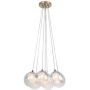 Rabalux Rosehip 72304 lampa wisząca x25 W szampan zdj.1
