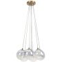 Rabalux Rosehip 72304 lampa wisząca x25 W szampan zdj.4