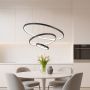 Rabalux Beliza 72346 lampa wisząca 1x90 W czarna zdj.4