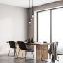 Rabalux Ramira 72358 lampa wisząca 3x5 W czarna-przezroczysta zdj.4
