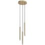 Rabalux Ramira 72359 lampa wisząca 3x5 W przezroczysta-złota zdj.1