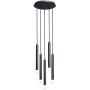Rabalux Ramira 72360 lampa wisząca 5x5 W czarna-przezroczysta zdj.3