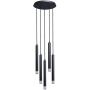 Rabalux Ramira 72360 lampa wisząca 5x5 W czarna-przezroczysta zdj.1