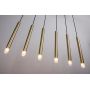 Rabalux Ramira 72363 lampa wisząca 6x5 W przezroczysta-złota zdj.4