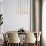 Rabalux Ramira 72363 lampa wisząca 6x5 W przezroczysta-złota zdj.5