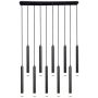 Rabalux Ramira 72364 lampa wisząca x5 W czarna-przezroczysta zdj.3