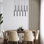Rabalux Ramira 72364 lampa wisząca x5 W czarna-przezroczysta zdj.4