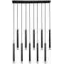 Rabalux Ramira 72364 lampa wisząca x5 W czarna-przezroczysta zdj.1